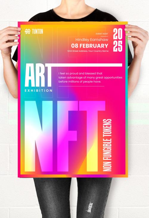 NFT Blockchain Event Flyer