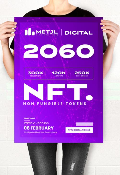 NFT Digital Token Flyer