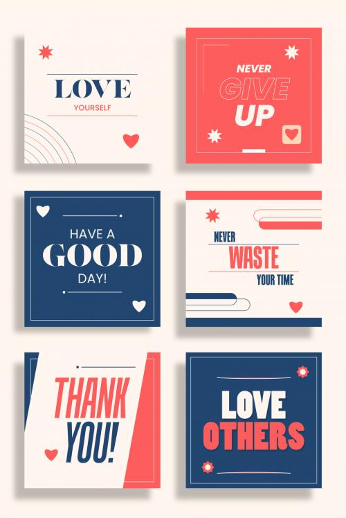 Greetings Quotes Post Design