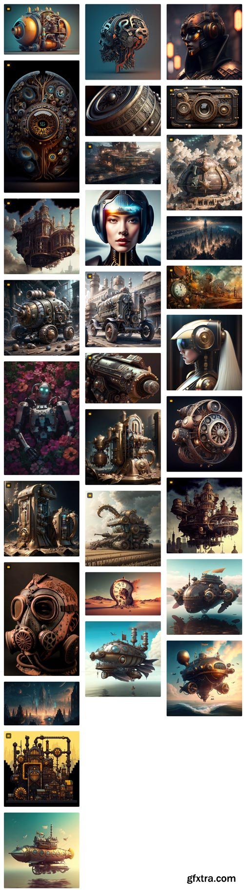 Premium Photo Collections - Steampunk - 80xJPG