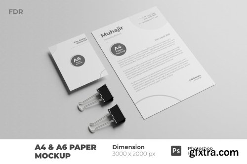 Paper Mockup Collections 12xPSD