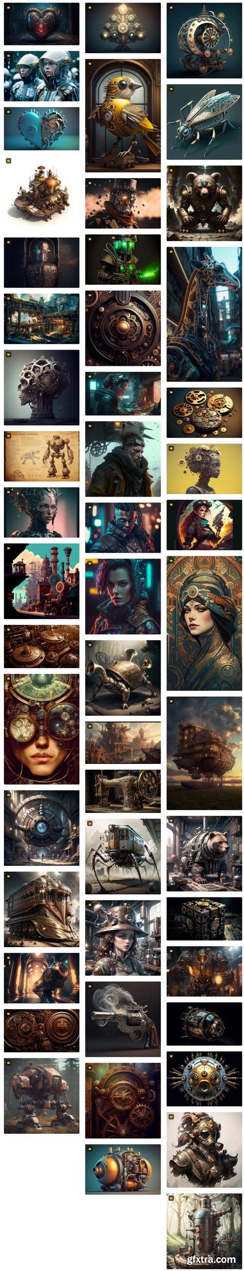 Premium Photo Collections - Steampunk - 80xJPG