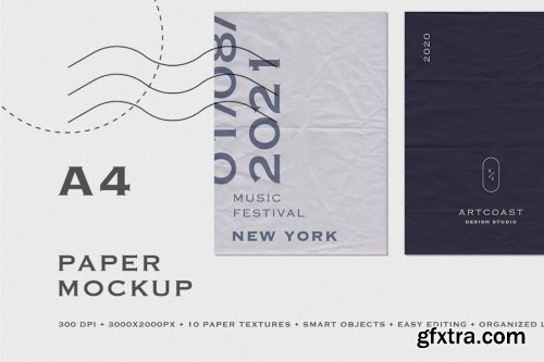 Paper Mockup Collections 12xPSD