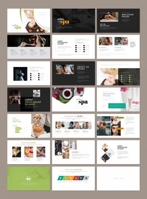 Health Relax Presentation Layout