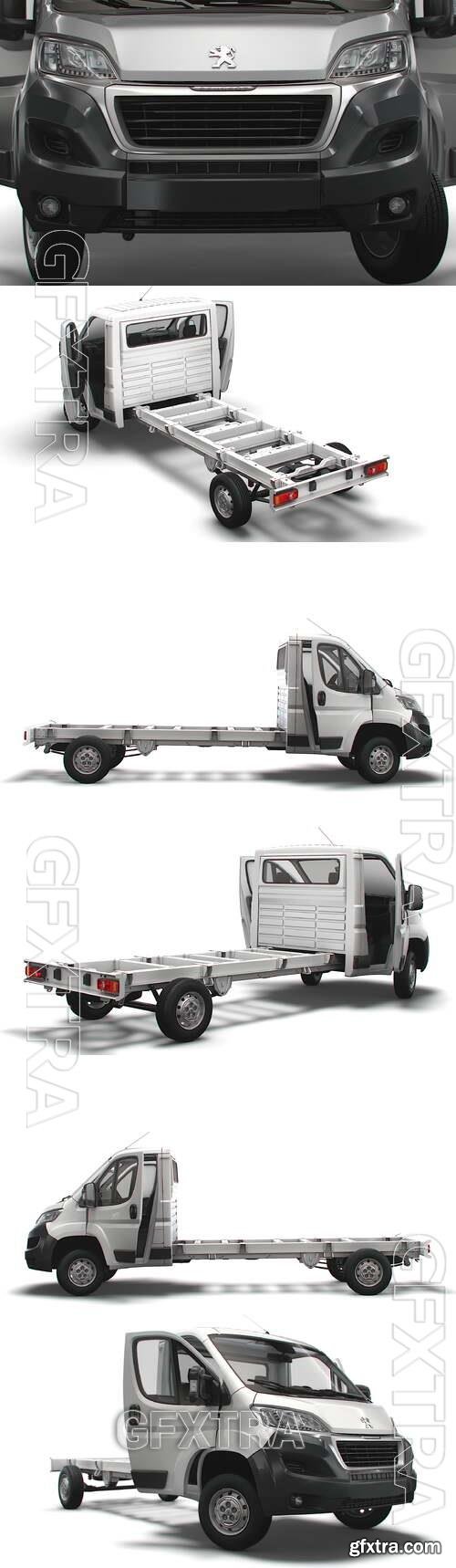 Peugeot Boxer Chassis Truck SCab 4300WB HQInterior 2023 Model