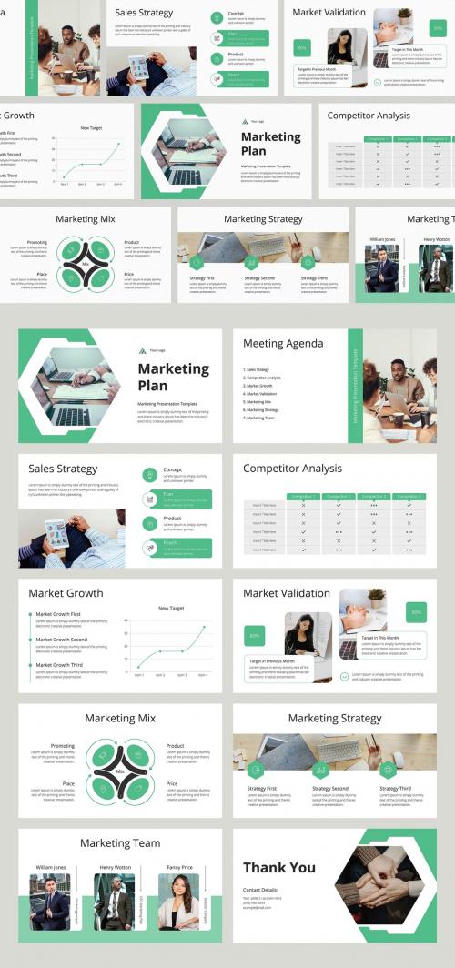 Marketing Plan Presentation Layout