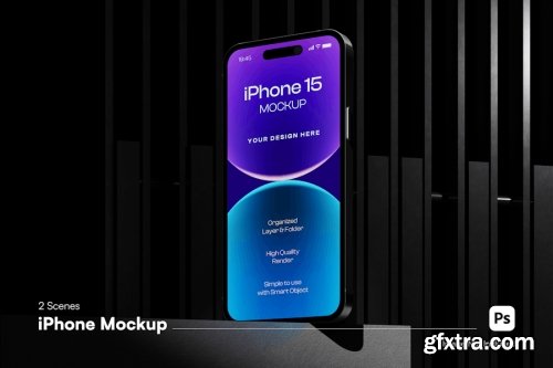 iPhone 15 Mockup Collections 11xPSD