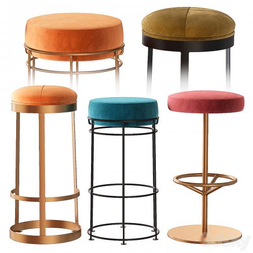 Industry West JAX bar stool