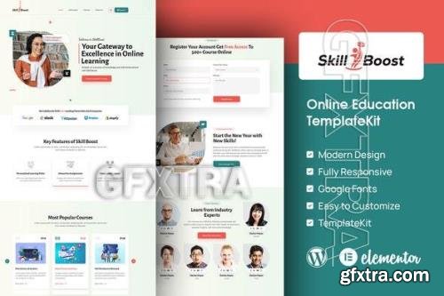 Skill Boost - Online Education Elementor Template Kit 51519446