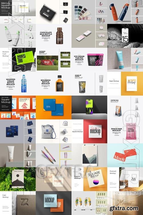 36 Mockup Templates Bundle