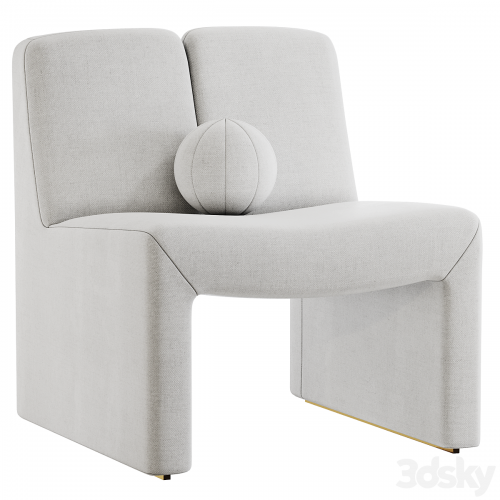 EICHHOLTZ CHAIR MACINTOSH BOUCLE CREAM