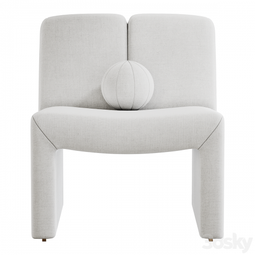 EICHHOLTZ CHAIR MACINTOSH BOUCLE CREAM