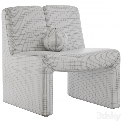 EICHHOLTZ CHAIR MACINTOSH BOUCLE CREAM