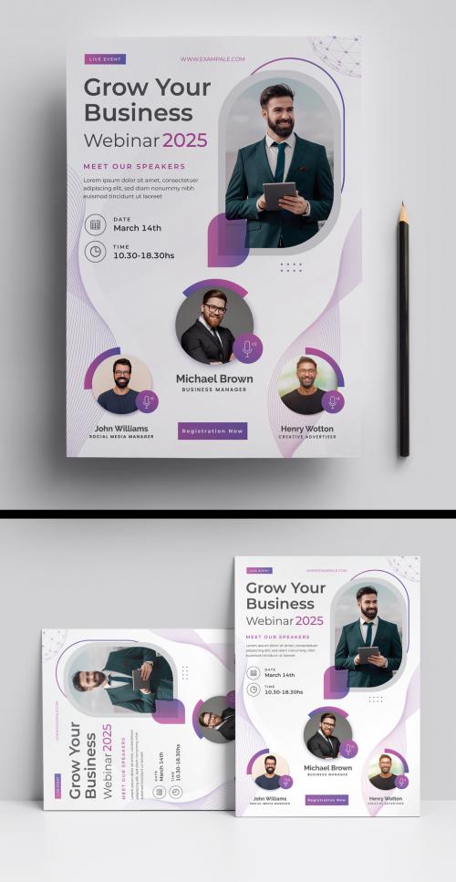 Business Conference Flyer Layout