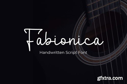 Fabionica - Handwritten Script Font JCPDY3M