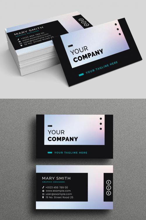 Clean Design Business Card Layout