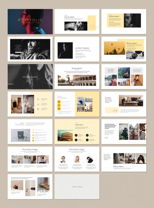 Portfolio Presentation Layout