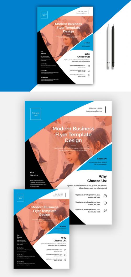 Modern Business Flyer Template Design