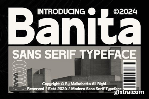 Banita - Sans Serif Typeface KH7CZ73