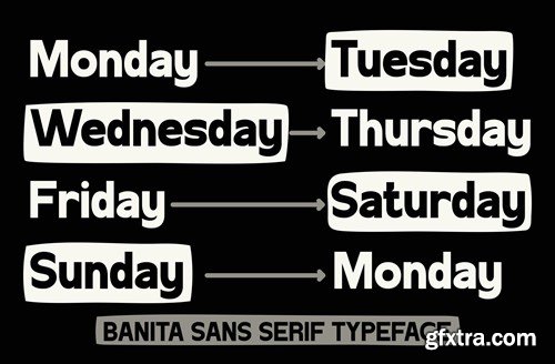 Banita - Sans Serif Typeface KH7CZ73