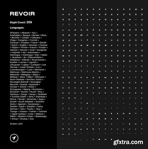 REVOIR - Modern Display / Techno Font Family QJBSJP5