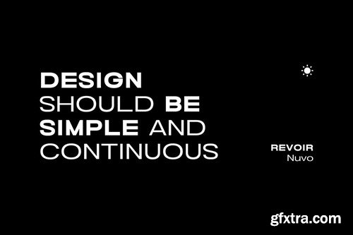 REVOIR - Modern Display / Techno Font Family QJBSJP5