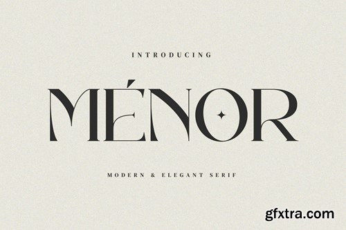 Menor - Stylish Ligature Font 76VD45F