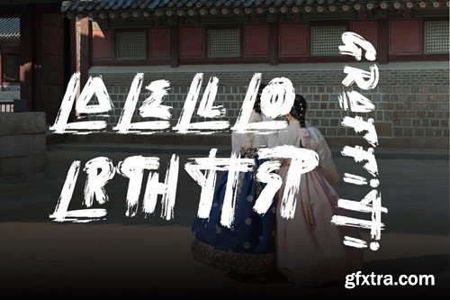 Larthez - Korean Brush Font YCKGVTW