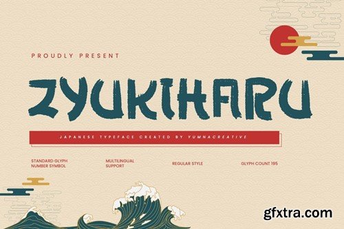 Zyukiharu - Japanese Font C7464MF