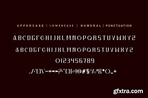 Gromaq - Minimal & Serif Typeface Font URDLAFX