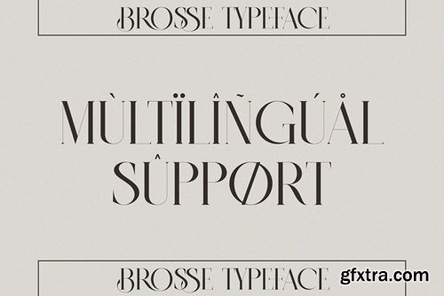 BROSSE Classy Ligature Serif 6ELFFRU