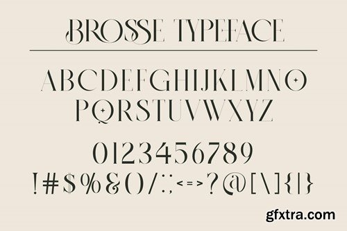 BROSSE Classy Ligature Serif 6ELFFRU