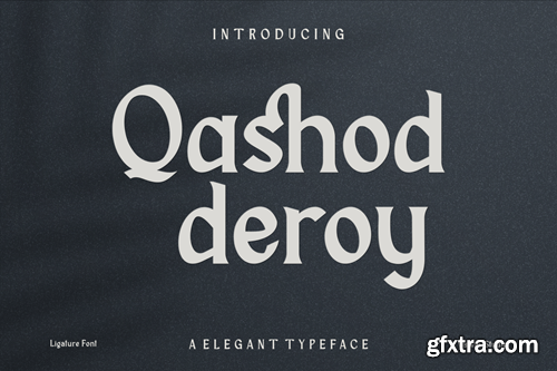 Qashod deroy - Modern Font QRCWRND