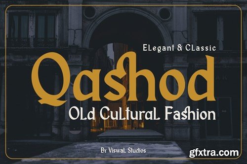 Qashod deroy - Modern Font QRCWRND