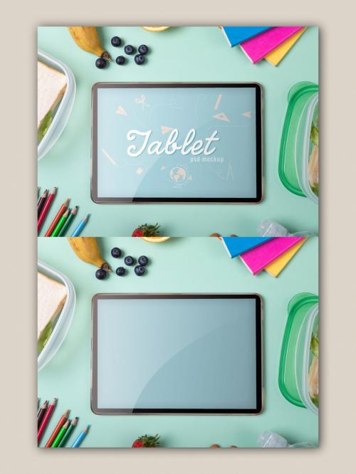 School Screen Mockup