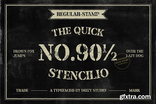 Stencilio – Serif Stencil Grunge Font 7AT43V6