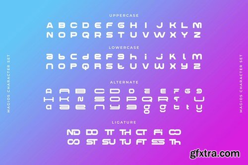 Magios Ultimate Futuristic Font FALDSA4