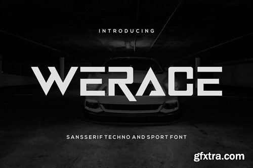 Werace Font XX8AHYT