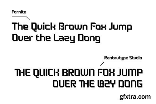 Fortine Futuristic Font M899BVB