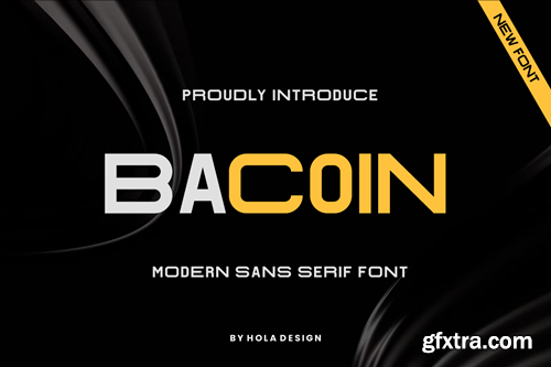 Bacoin - Modern Sans Serif Font C5PSNRG