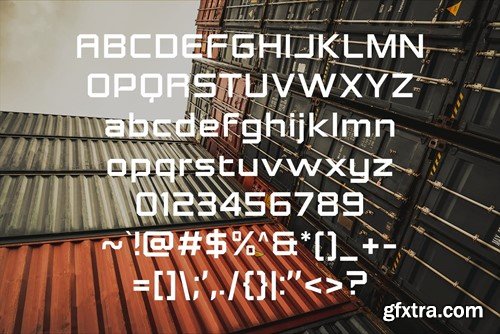 Gasterol - Industrial Steel Display Fonts VPV7PYZ