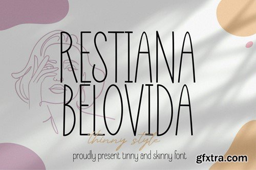 Restiana Belovida - Cute Display Font GGEBSTX