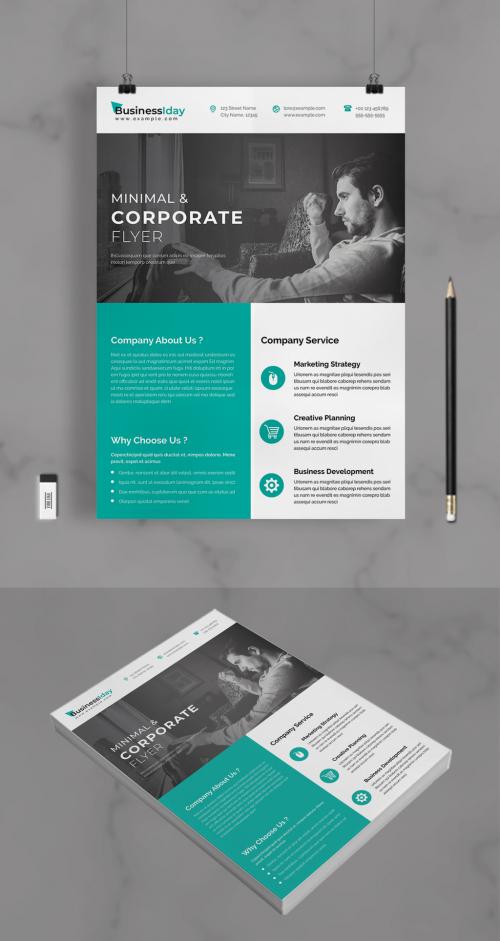 Minimal and Corporate Flyer