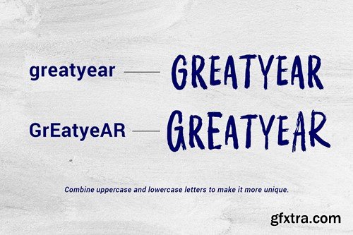 Greatyear - Brush Font EZYXXGU