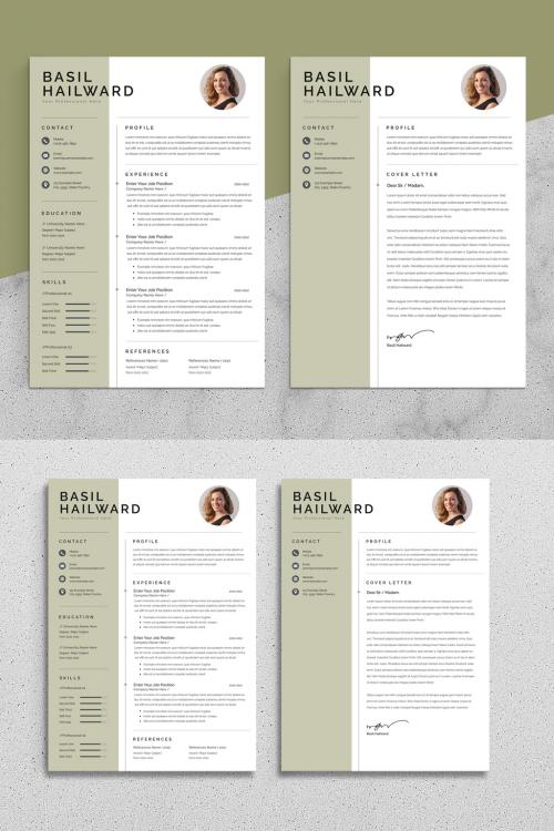 Resume Layout with Sidebar