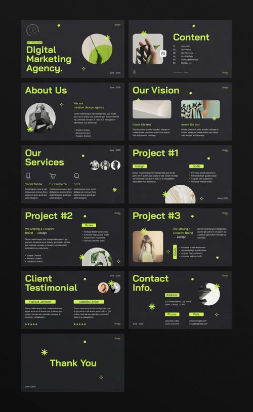 Digital Marketing Agency Presentation Layout