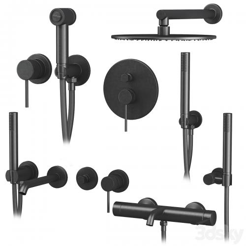 Gattoni Circle Two shower and faucet set