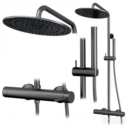 Gattoni Circle Two shower and faucet set