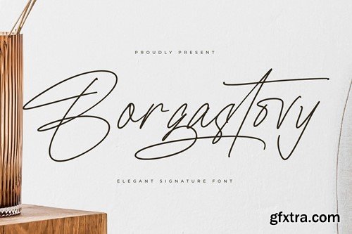 Borgastovy Elegant Signature Font JB3NHLN