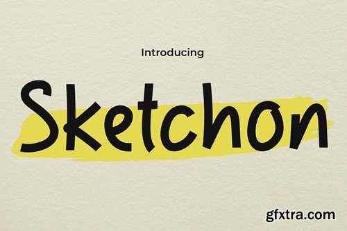 Sketchon School Font CBVHEXM